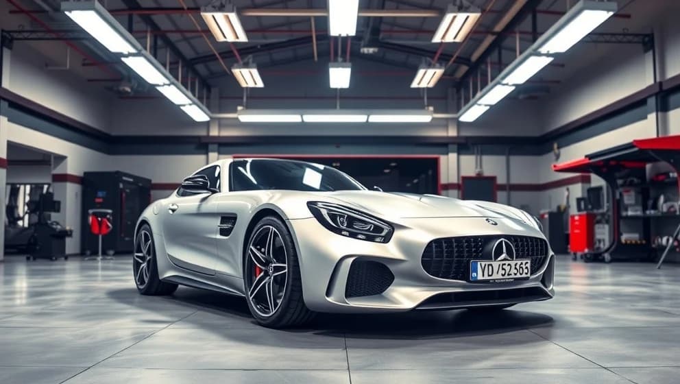 AMG Center Göteborg för bilentusiaster